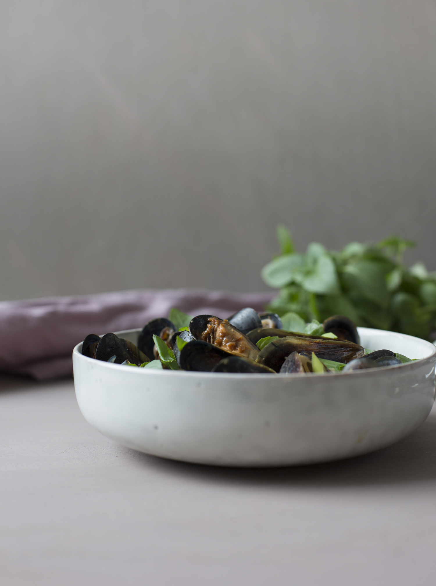 asian style mussels