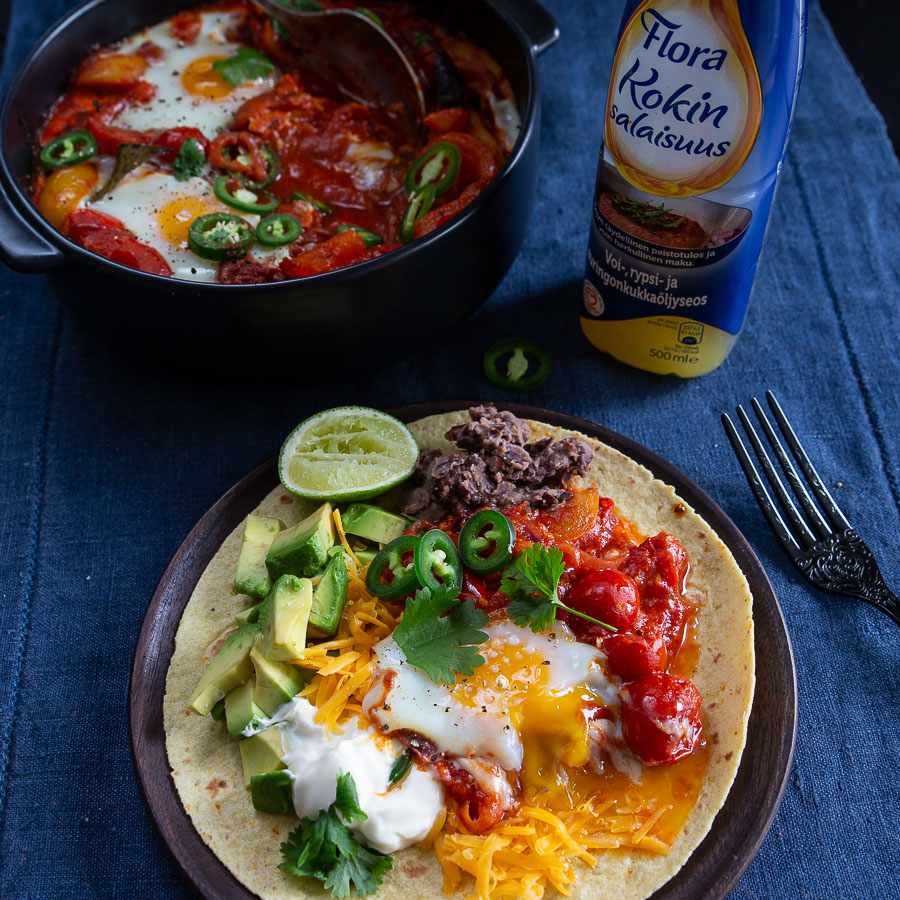 Father's Day breakfast with Mexican touch