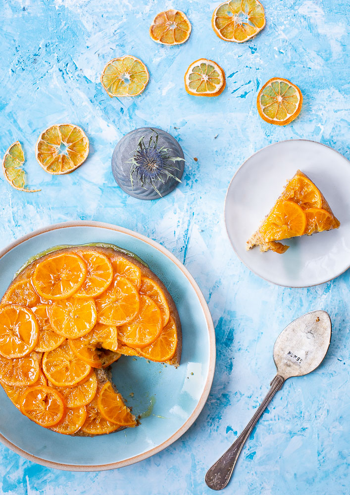 Clementine upside down cake